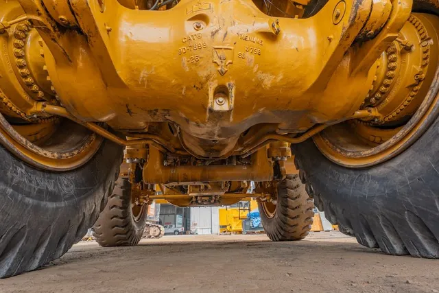 2023 Caterpillar 777 Rigid Dump Truck Under carriage View