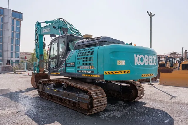 2023 Kobelco SK380XDLC-10 Track Excavator Rear Left View