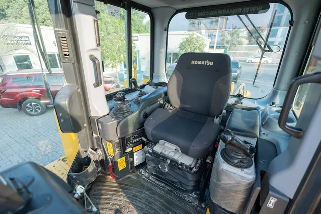 2023 Komatsu D155A-6 Bulldozer Inside Cabin View
