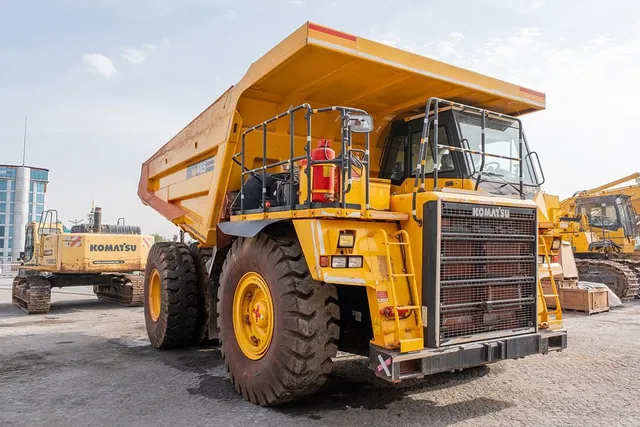 2024 Komatsu HD465-7EO Rigid Dump Truck Front Right View