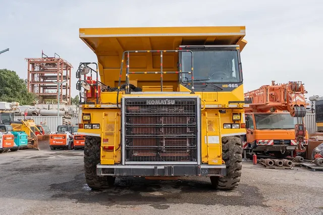 2024 Komatsu HD465-7EO Rigid Dump Truck Front View