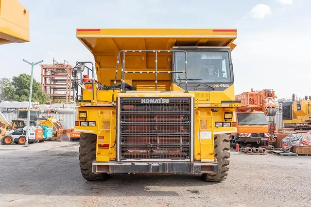 2024 Komatsu HD465-7EO Rigid Dump Truck Front View
