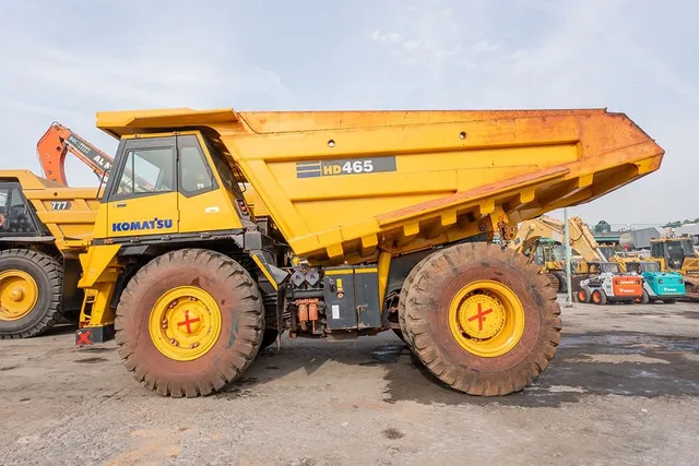 2024 Komatsu HD465-7EO Rigid Dump Truck Left Side View