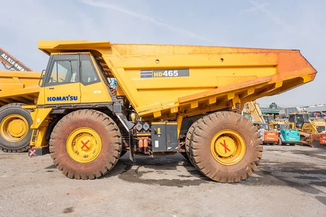2024 Komatsu HD465-7EO Rigid Dump Truck Left Side View