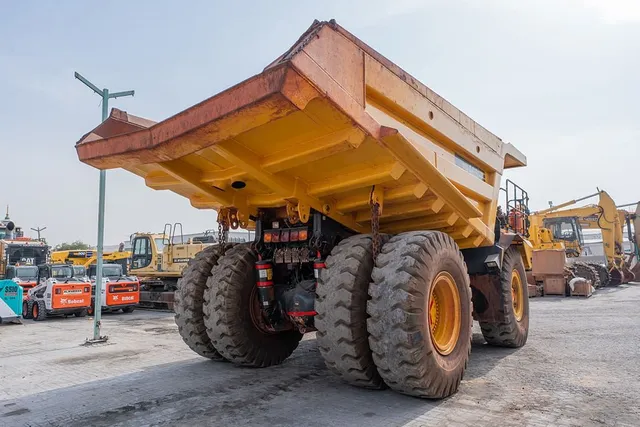 2024 Komatsu HD465-7EO Rigid Dump Truck Rear Right View