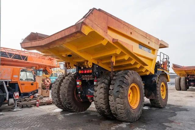 2024 Komatsu HD465-7EO Rigid Dump Truck Rear Right View