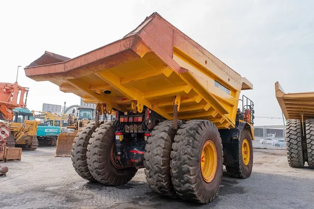 2024 Komatsu HD465-7EO Rigid Dump Truck Rear Right View