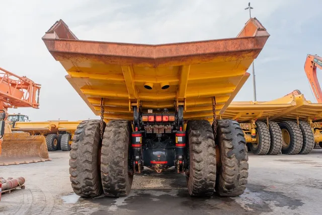 2024 Komatsu HD465-7EO Rigid Dump Truck Rear View