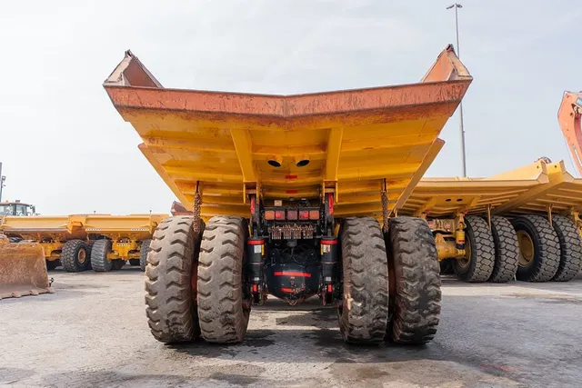 2024 Komatsu HD465-7EO Rigid Dump Truck Rear View