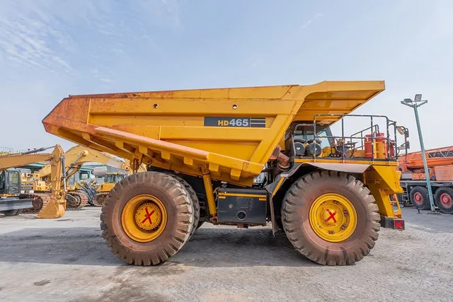 2024 Komatsu HD465-7EO Rigid Dump Truck Right Side View