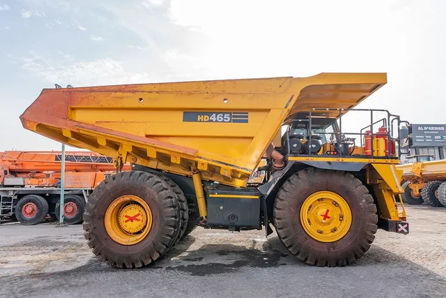 2024 Komatsu HD465-7EO Rigid Dump Truck Right Side View