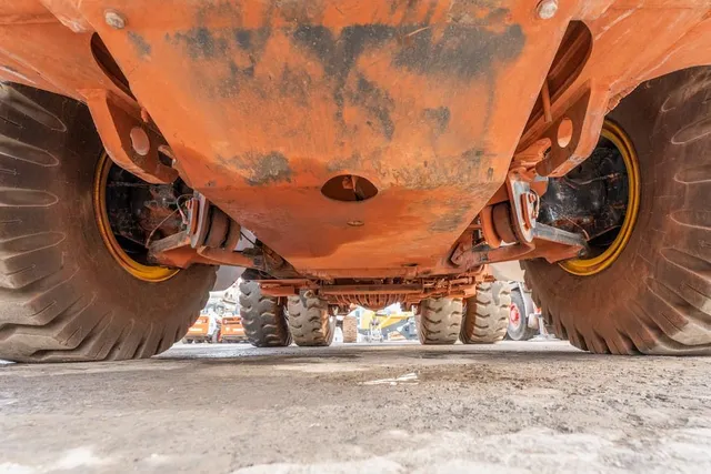 2024 Komatsu HD465-7EO Rigid Dump Truck Under carriage View