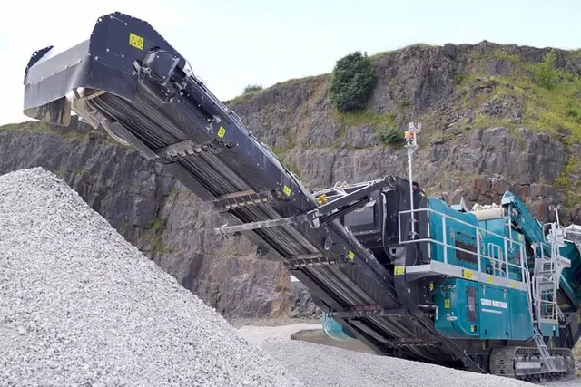 2025 Powerscreen 1300X Maxtrak Cone Crusher Operating View