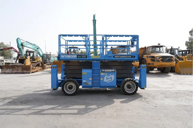 Sinoboom 1323RD Rough Terrain Scissor Lift Left Side View