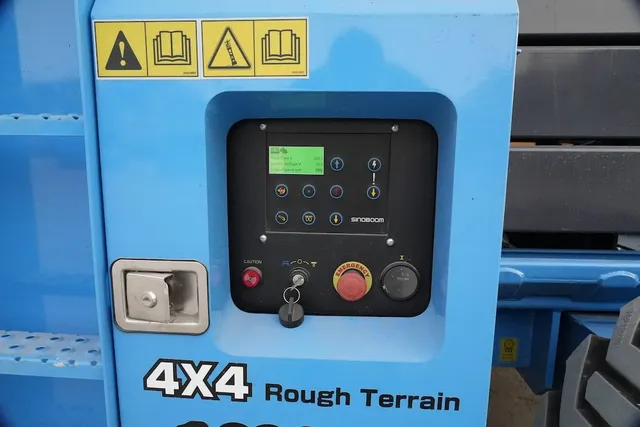 Sinoboom 1623RD Rough Terrain Scissor Lift Buttons View