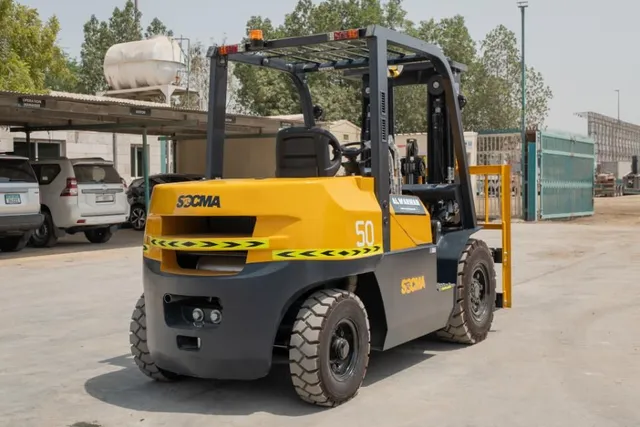 2025 Socma HNF50C Diesel Forklift Rear Right View