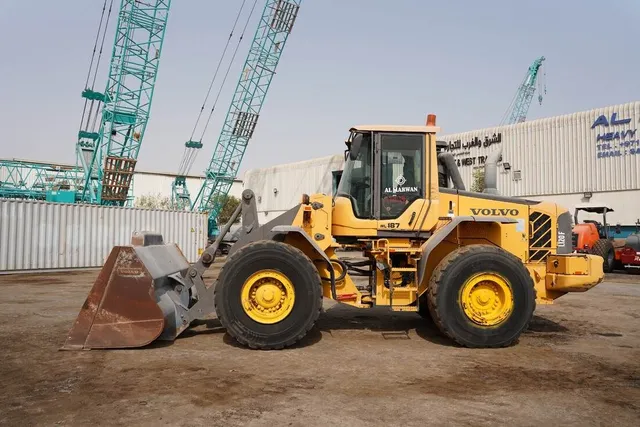 2013 Volvo L120F Wheel Loader left side view- Al Marwan Machinery