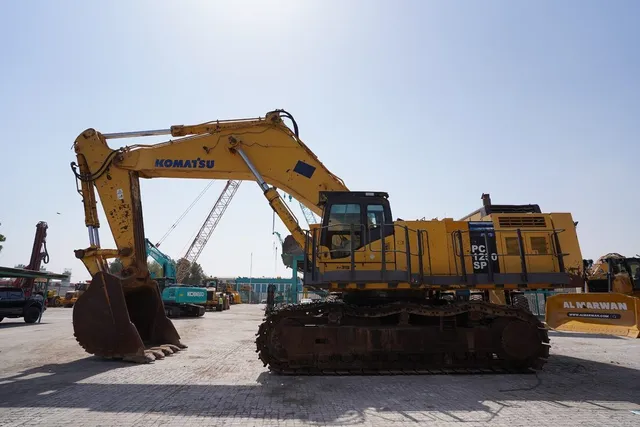 2005 Komatsu PC1250-7 Track Excavator Left Side View - Al Marwan Machinery