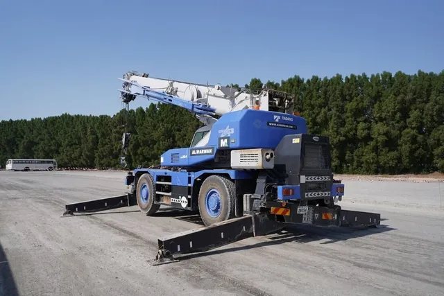 Used 2012 Tadano GR250N-2 Mobile Crane 42 ton Rough Terrain All Terrain Crane Heavy Lifting Solution