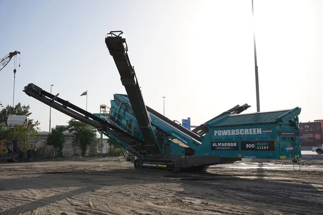 Powerscreen by Terex Chieftain 2100X Screener-Rear Left View