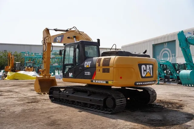 2020 CAT 323D3 Track Excavator Rear Left View - Al Marwan Machinery