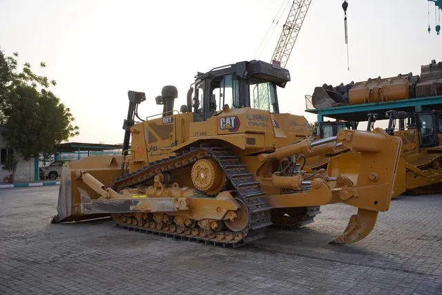 Caterpillar D8T Crawler Bulldozer 2021 rear left view