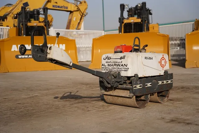 Used 2011 Sakai HV51ST Walk-Behind Roller-rear-right view