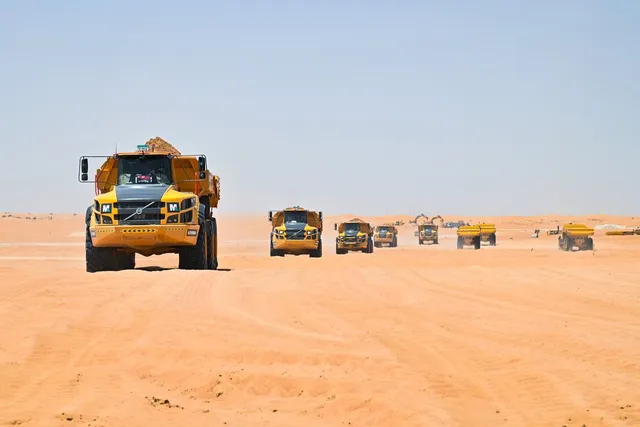 45-Ton Articulated Dump Trucks For Rent | Al Marwan