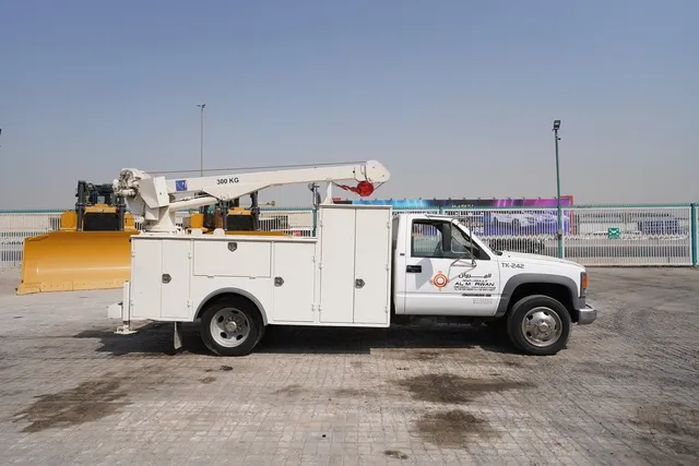 1995 Chevrolet Silverado 3500HD Service Utility Truck Mounted Crane