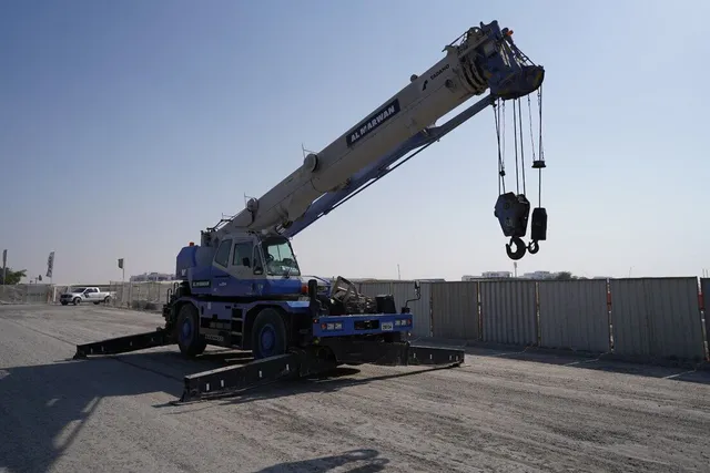 Used 2012 Tadano GR250N-2 Mobile Crane 42 ton Rough Terrain All Terrain Crane Heavy Lifting Solution