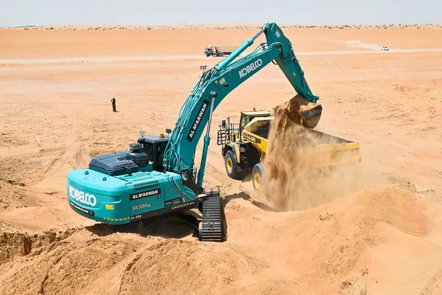 Rent Medium 35-Ton Track Excavators | Al Marwan