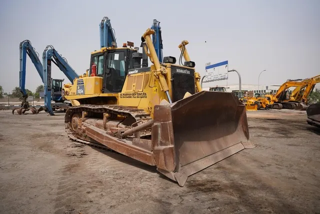 Used Komatsu D155A-6 Crawler Bulldozer Tractor
