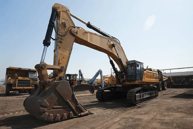 95-ton Excavators for Rent, Standard Boom
