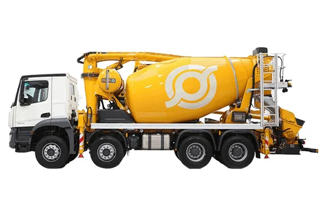 Cifa MK25H truck mixer pump Left side image
