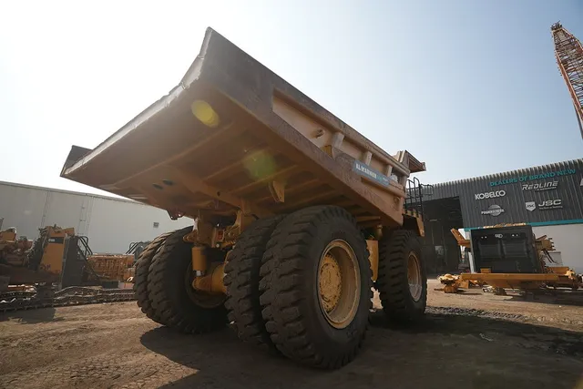 Cat 777E off-highway truck rear right view