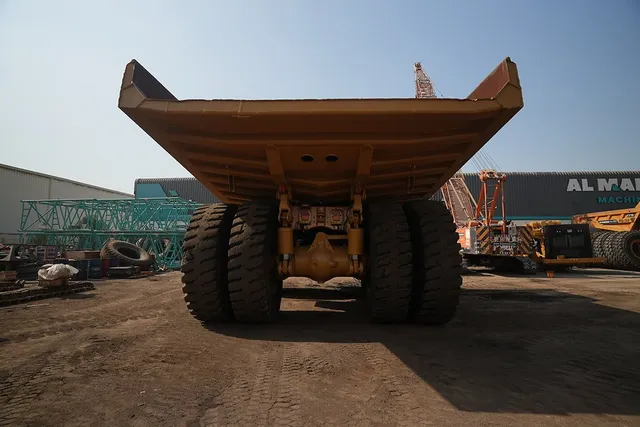 Cat 777E off-highway truck rear view