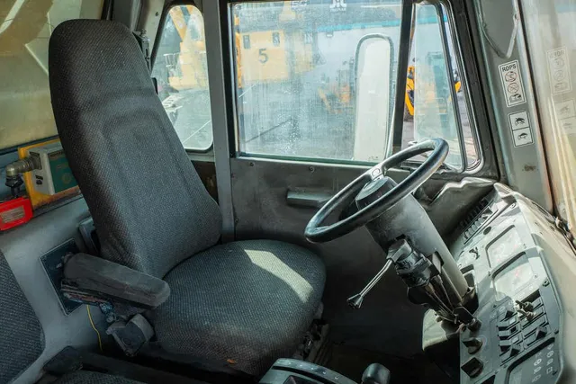 Caterpillar Rigid Dump Truck 777D Cabin View