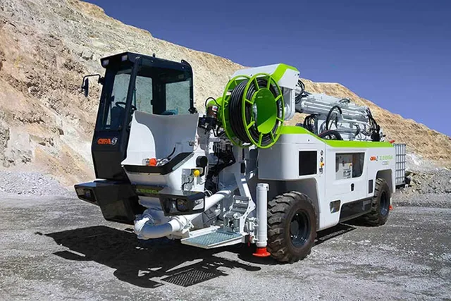 Cifa CSSE electric shotcrete pump front left image