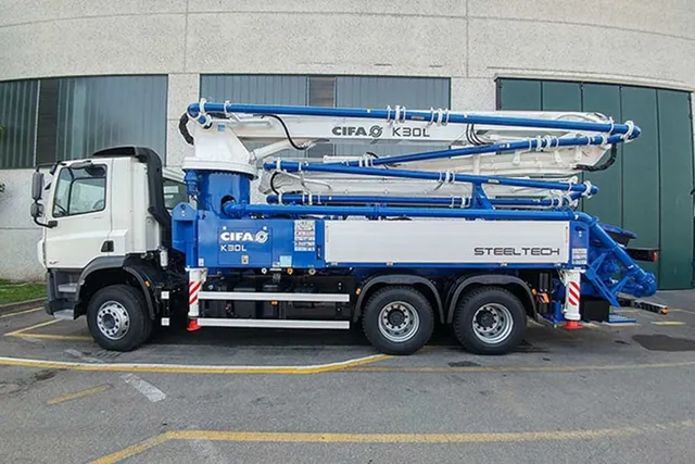 Cifa K30L Concrete Pump Truck left side view