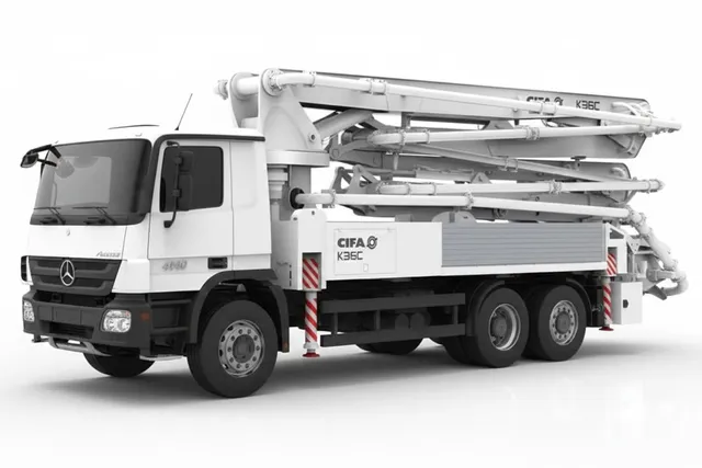Cifa K36C Concrete Pump Truck Front Left View