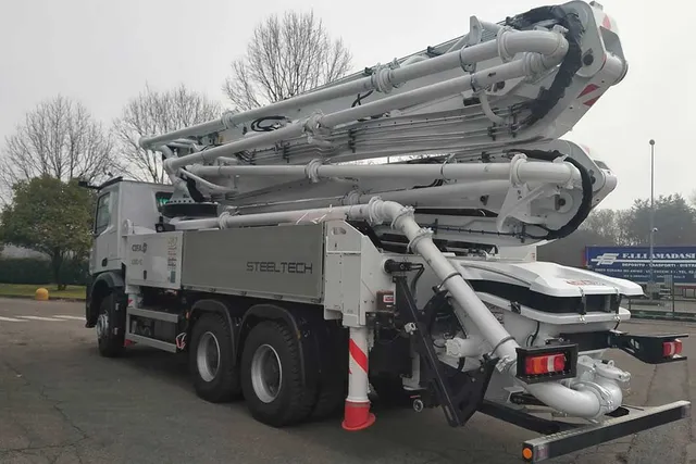 Cifa K36L-5 Concrete Pump rear left view