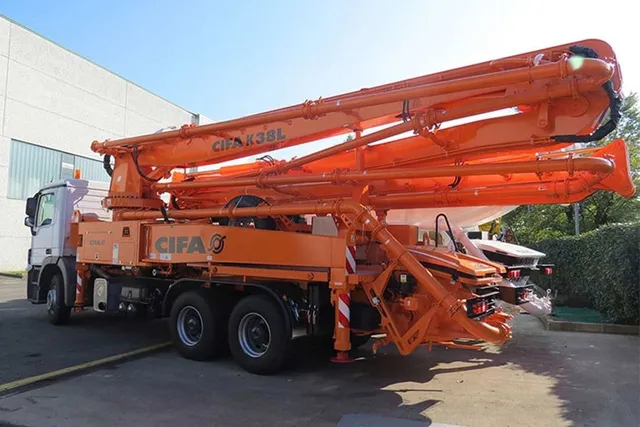 Cifa K38L Concrete Pump Truck rear left side