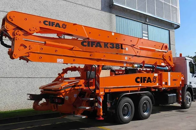 Cifa K38L Concrete Pump Truck rear right view