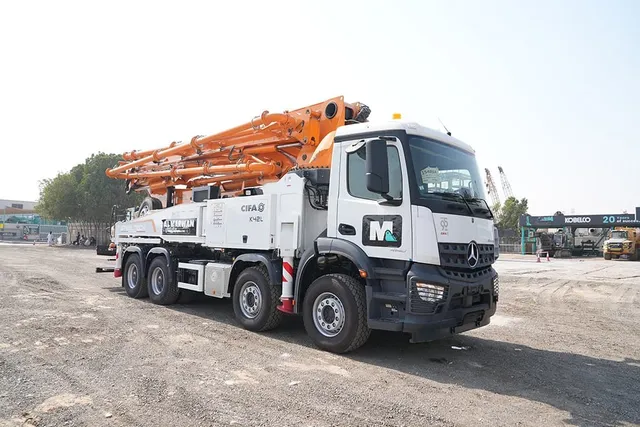 Cifa K42L Concrete Pump Truck Front Right View