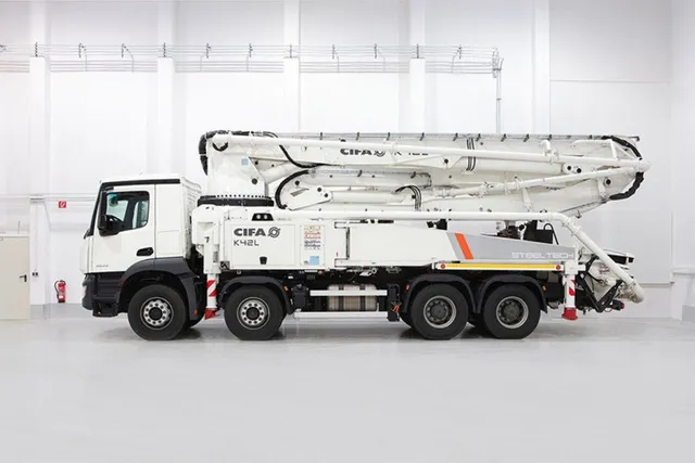 Cifa K42L Concrete Pump Truck left side view