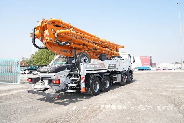 Cifa K42L Concrete Pump Truck Rear Right View