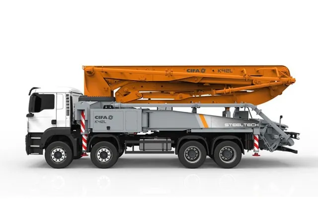 Cifa K42L Concrete Pump Truck Steeltech