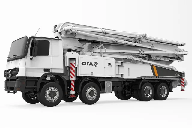 Cifa K43C Concrete Pump Truck Front Left View