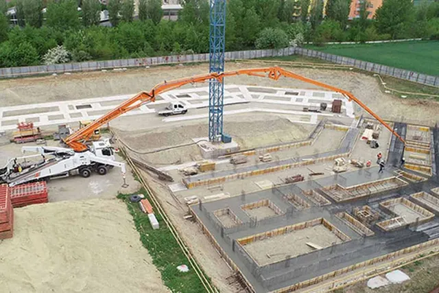 Cifa K50L Concrete Pump Truck boom long reach