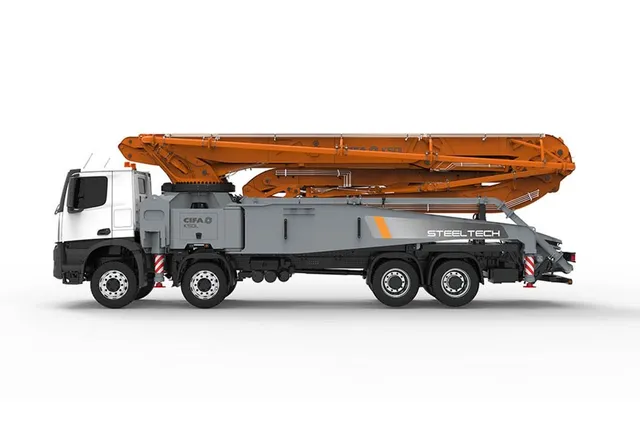 Cifa K50L Concrete Pump Truck Left side view